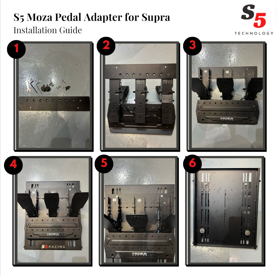 S5 Supra moza pedal adapter