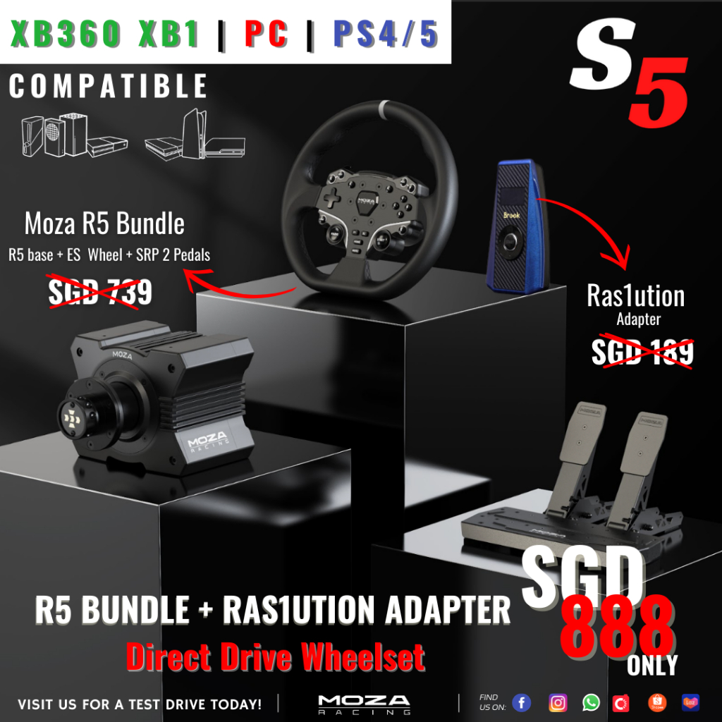 S5 tech moza direct drive console